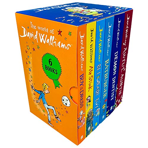 The World of David Walliams 6 Books Collection Box Set (Boy in the Dress, Mr Stink, Billionaire Boy, Ratburger, Demon Dentist & Awful Auntie)